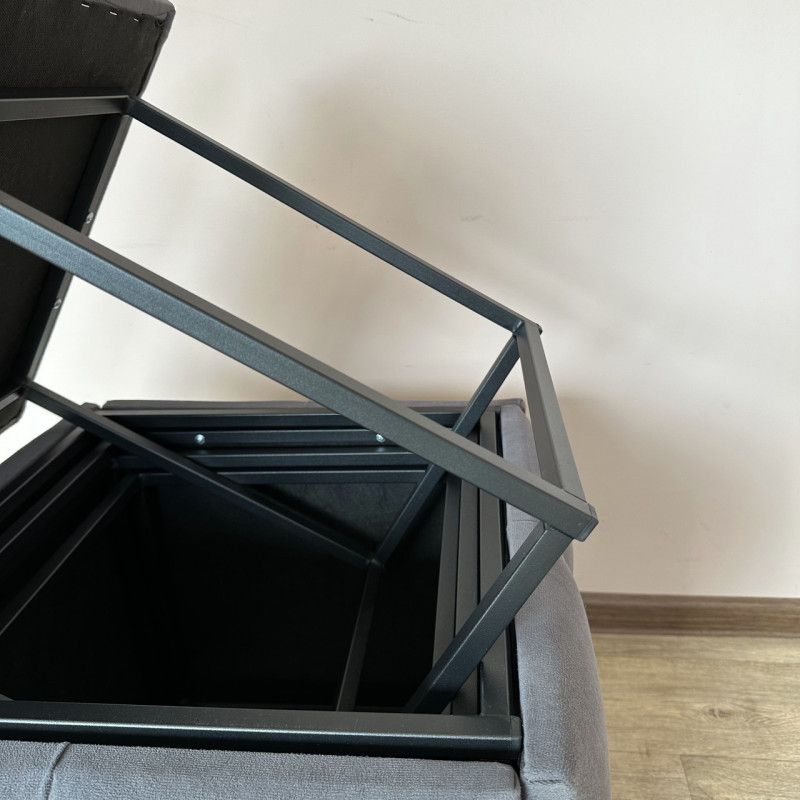 Пуф-трансформер 5в1 Остін-1 велюр сірий 7-0-9005