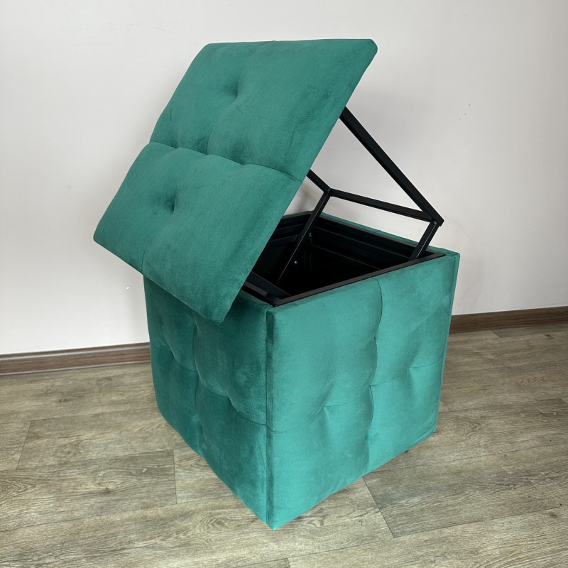 Пуф-трансформер 5в1 Остін-4 велюр смарагдовий 8-0-9005
