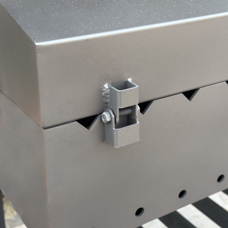 Мангал-барбекю Mzavod Геліос на 12 шампурів 4мм