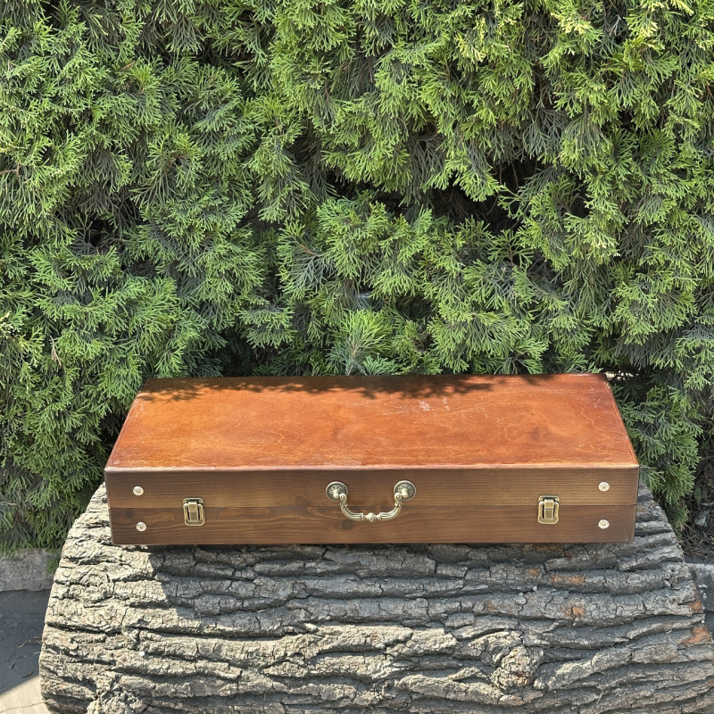 Подарунковий набір Mzavod Майстер Гриль кейс-столик темний