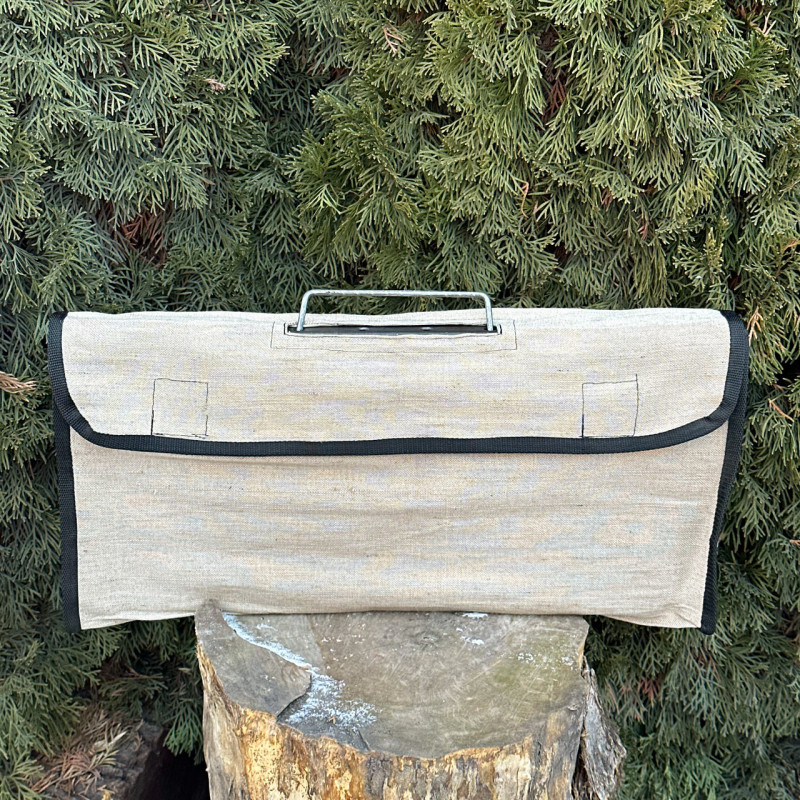 Чохол Mzavod для мангалу Пегас на 10 шампурів білий