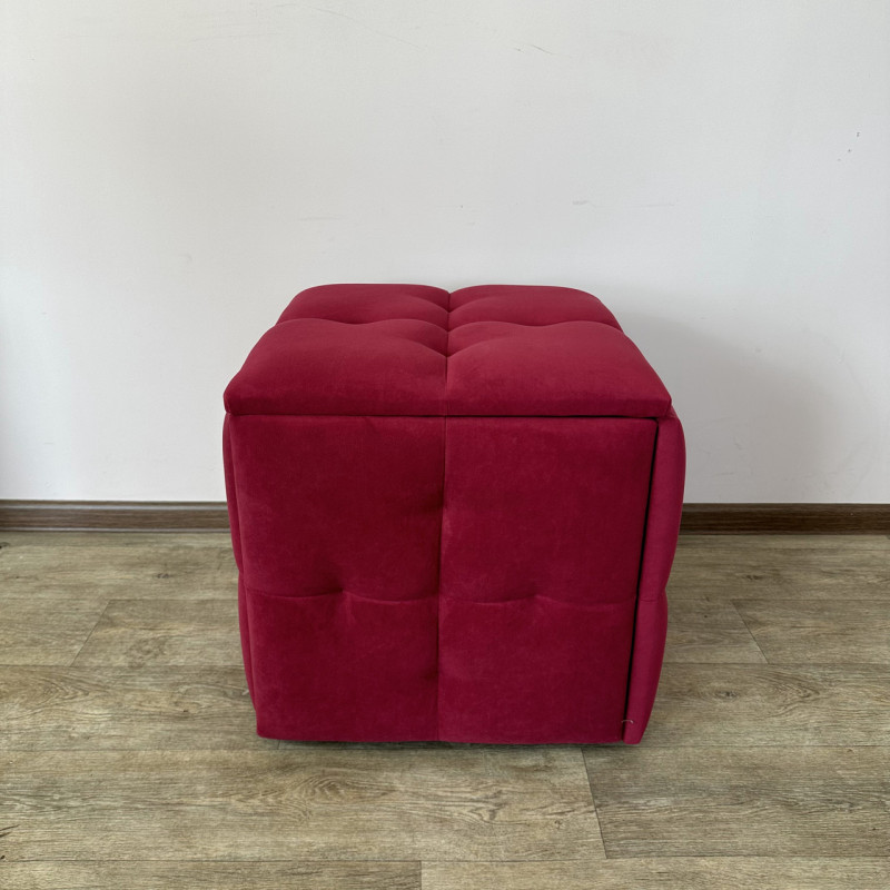Пуф-трансформер 5в1 Остін-4 велюр червоний 4-0-9003