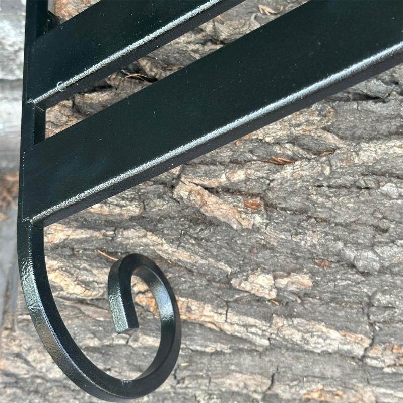 Передня полиця Mzavod для мангалу Зевс на 12 шампурів металева