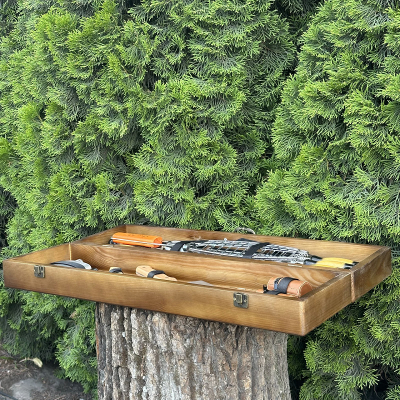 Подарунковий набір Mzavod Майстер BBQ темний