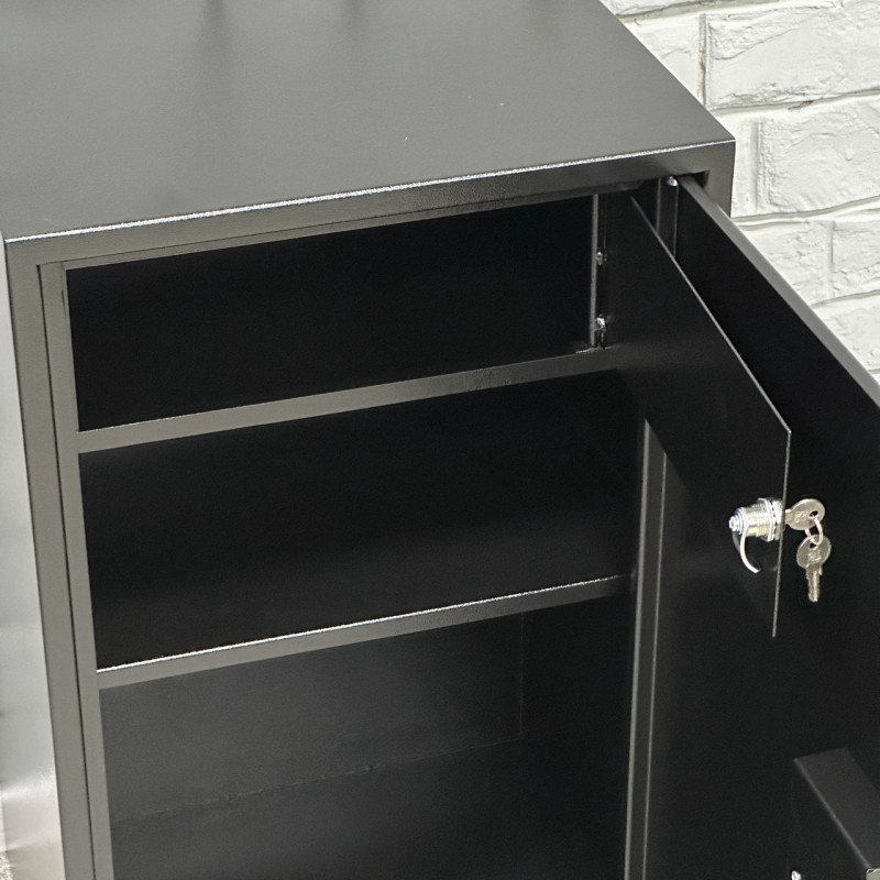 Офісний сейф СБЕ-720 чорний