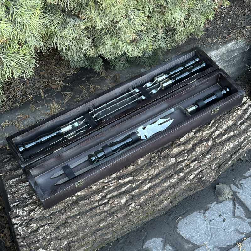 Подарочный набор Mzavod ШашлыКейс черный