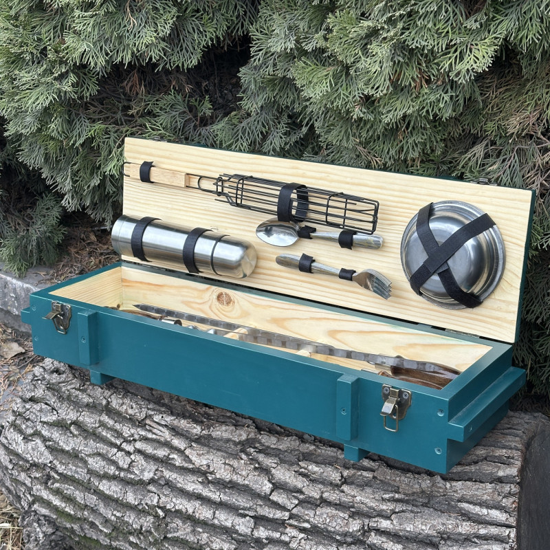 Подарунковий набір Mzavod Комбат бірюзовий