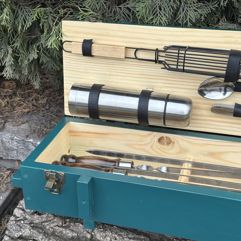 Подарунковий набір Mzavod Комбат бірюзовий