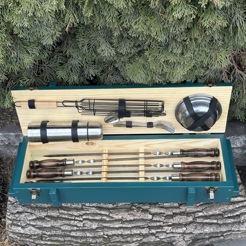 Подарунковий набір Mzavod Комбат бірюзовий