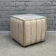 Пуф-трансформер 5в1 Остін-2 зі столиком велюр бежевий/сірий бетон 3-6-9005
