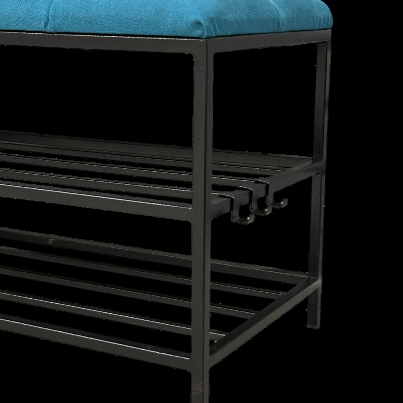 Гачок для банкетки чорний