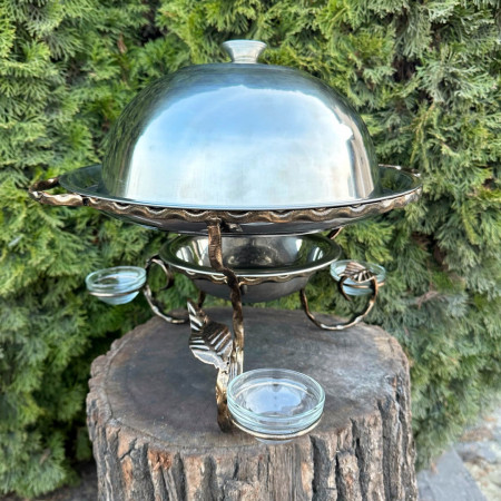 Садж для м'яса Mzavod 36см з 3 соусницями