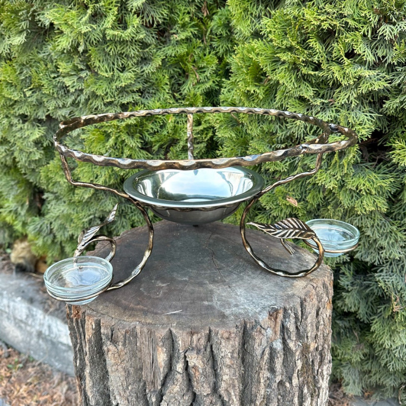 Садж для м'яса Mzavod 36см з 3 соусницями