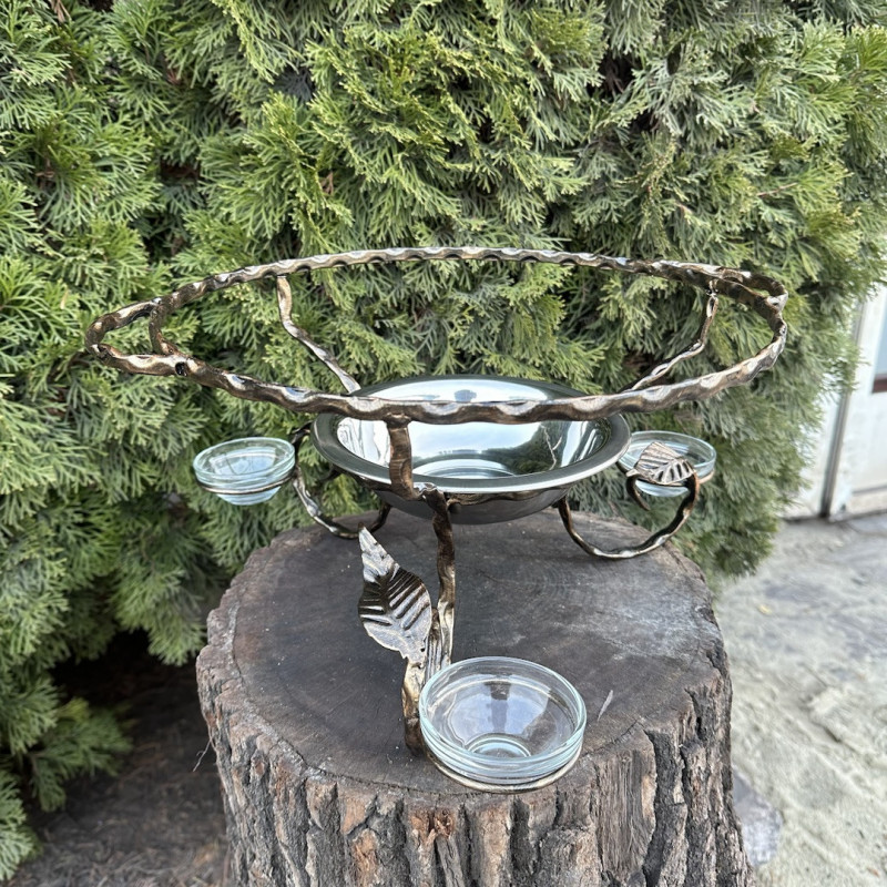 Садж для м'яса Mzavod 36см з 3 соусницями