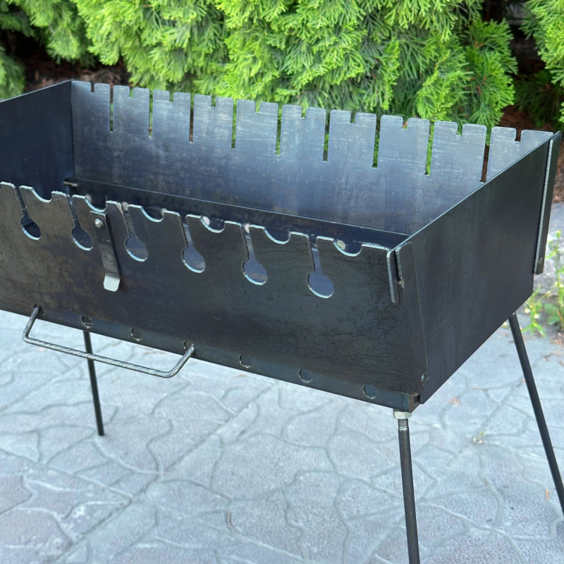 Мангал-валіза Mzavod Пегас на 10 шампурів 3мм