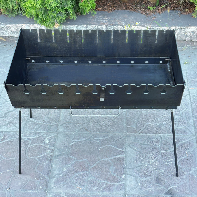 Мангал-валіза Mzavod Пегас на 10 шампурів 3мм