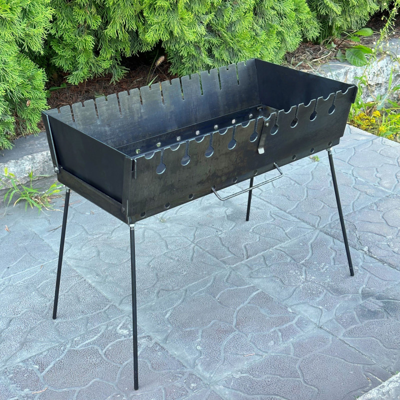 Мангал-валіза Mzavod Пегас на 10 шампурів 3мм