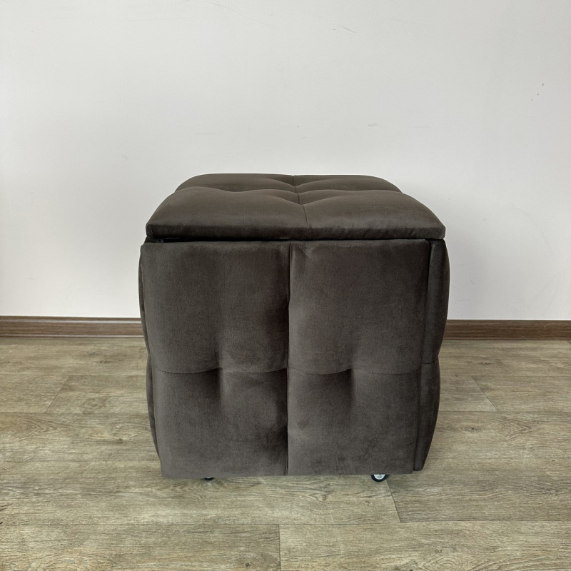 Пуф-трансформер 5в1 Остін-4 велюр сіро-коричневий 5-0-9003