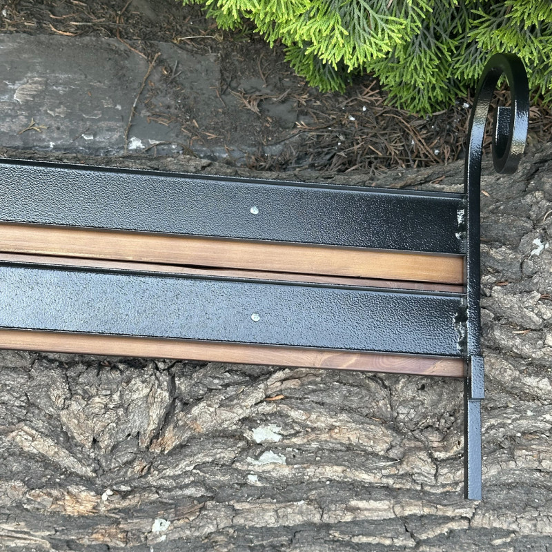 Передня полиця Mzavod для мангалу Зевс на 12 шампурів темне дерево