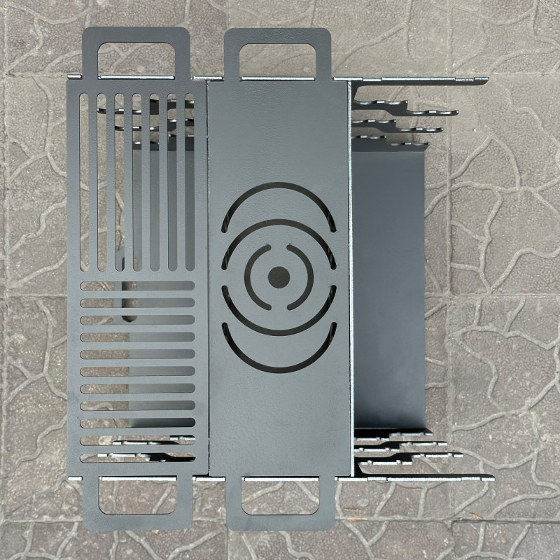 Вертикальний мангал Mzavod Медея на 6 шампурів 3мм