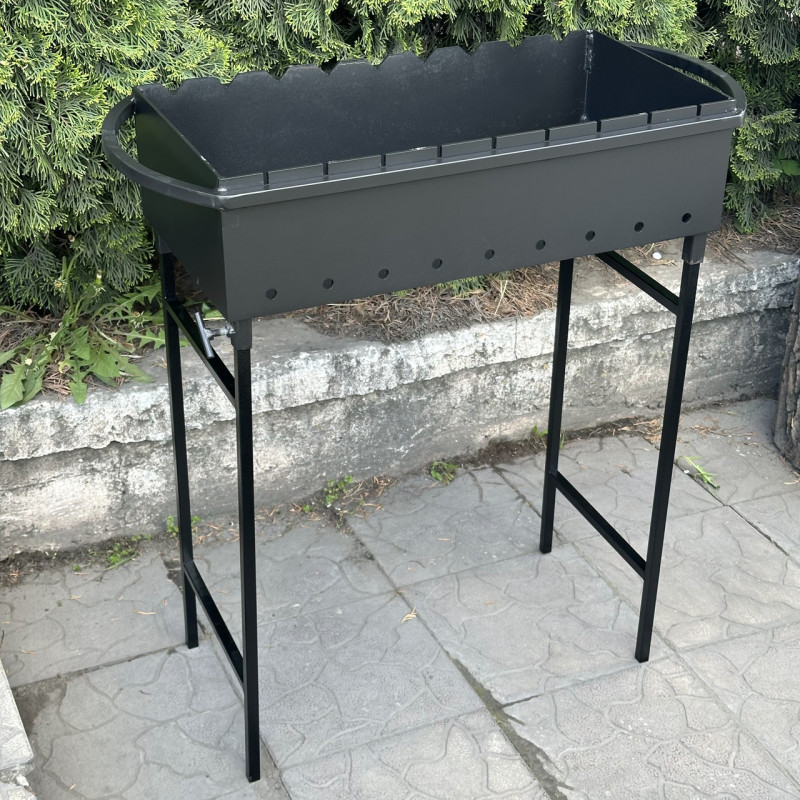 Мангал Mzavod Гектор на 9 шампурів 4мм на ніжках