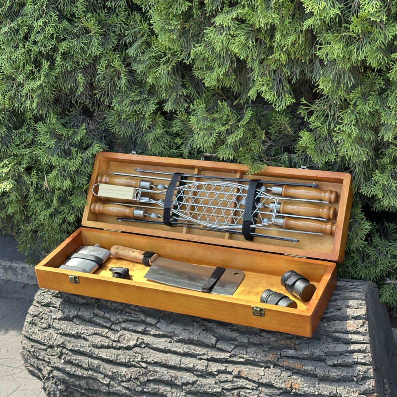 Подарунковий набір Mzavod Майстер BBQ світлий