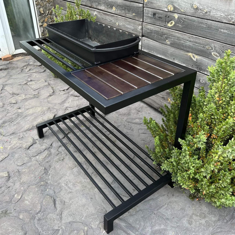 Мангал Mzavod Локі на 9 шампурів 4мм в стилі LOFT