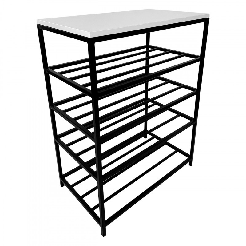 Полиця для взуття Валенсія 80 см біла аляска 0-3-9005