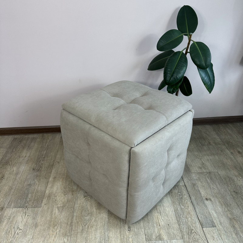 Пуф-трансформер 5в1 Остін-4 велюр світло-сірий 6-0-9003