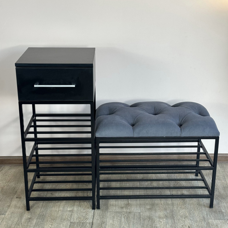 Приставна полиця для взуття на 3 полиці