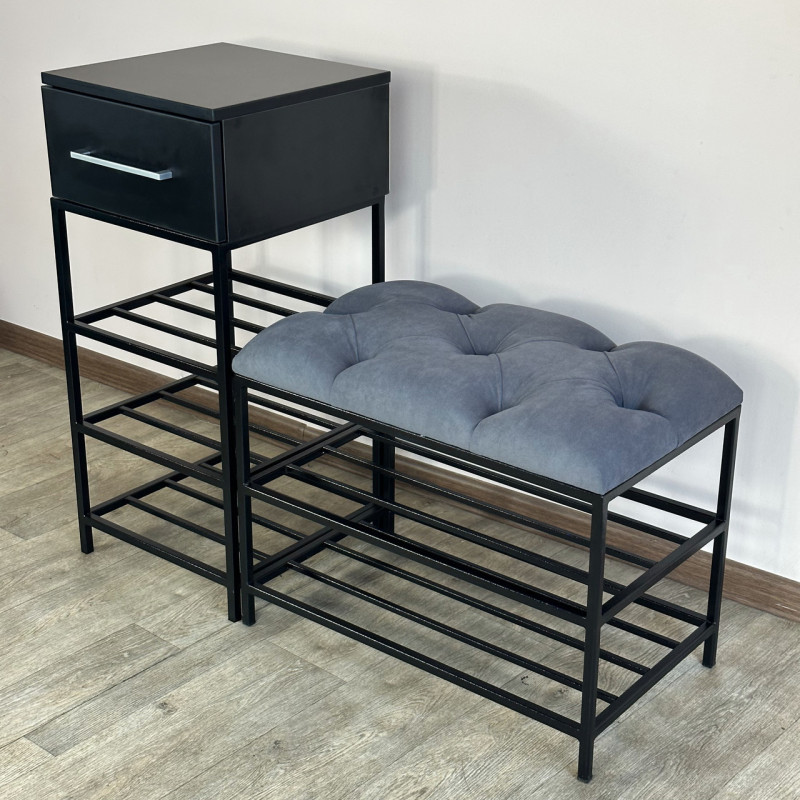 Приставна полиця для взуття на 3 полиці