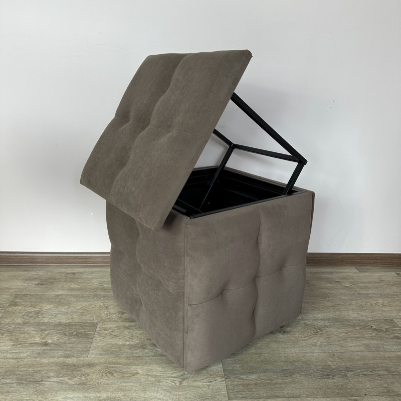 Пуф-трансформер 5в1 Остін-4 велюр коричневий 1-0-9005