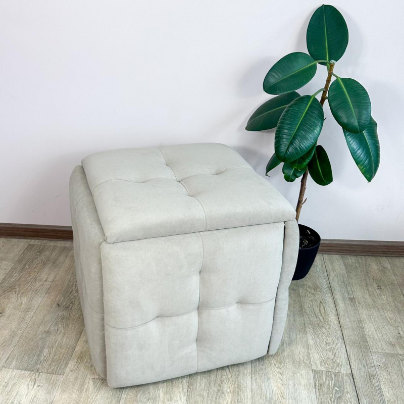 Пуф-трансформер 5в1 Остін-4 велюр світло-сірий 6-0-9003