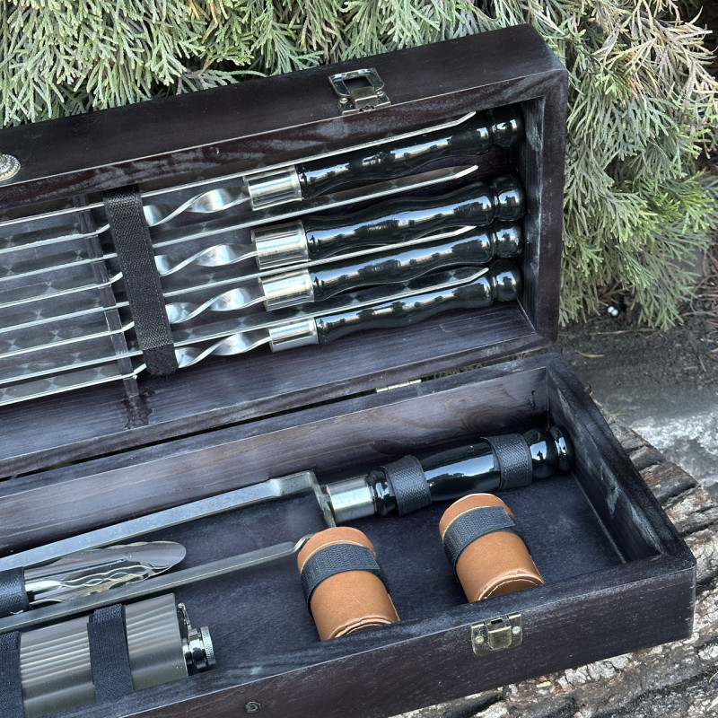 Подарунковий набір Mzavod Козак чорний