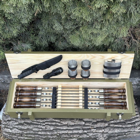 Подарунковий набір Mzavod Мілітарі оливковий