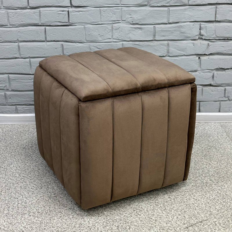 Пуф-трансформер 5в1 Остін-2 велюр коричневий 1-0-9005