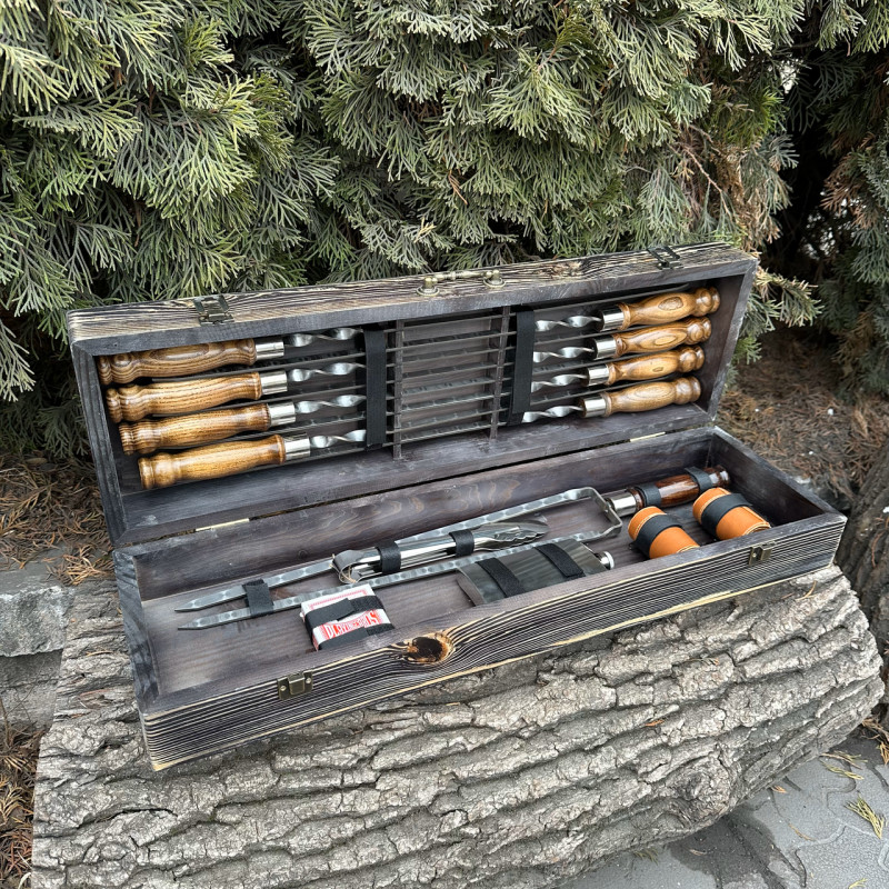 Подарунковий набір Mzavod Козак темна текстура