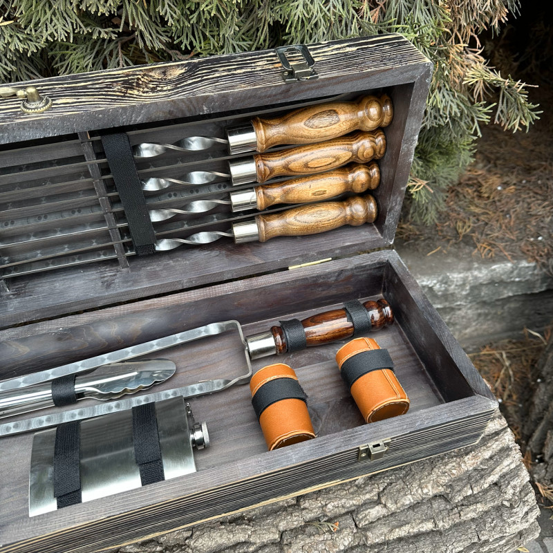 Подарунковий набір Mzavod Козак темна текстура