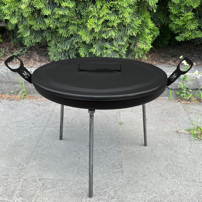 Сковорода з диску Mzavod Фрея 40см з кришкою