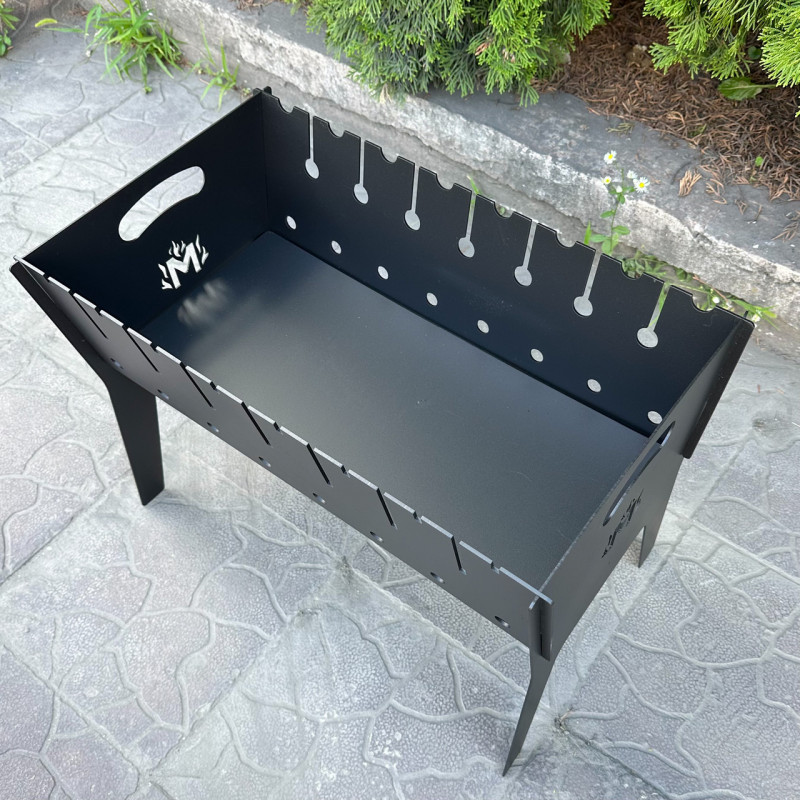 Розбірний мангал Mzavod Фенікс на 8 шампурів 3мм