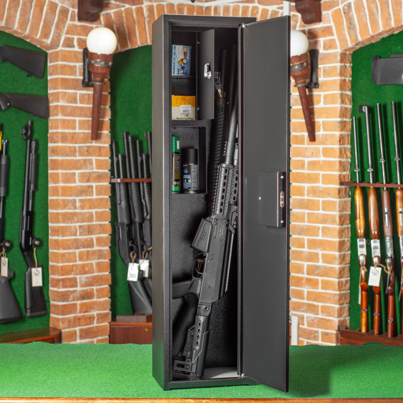 Сейф збройовий ШОЕ-1100, чорний