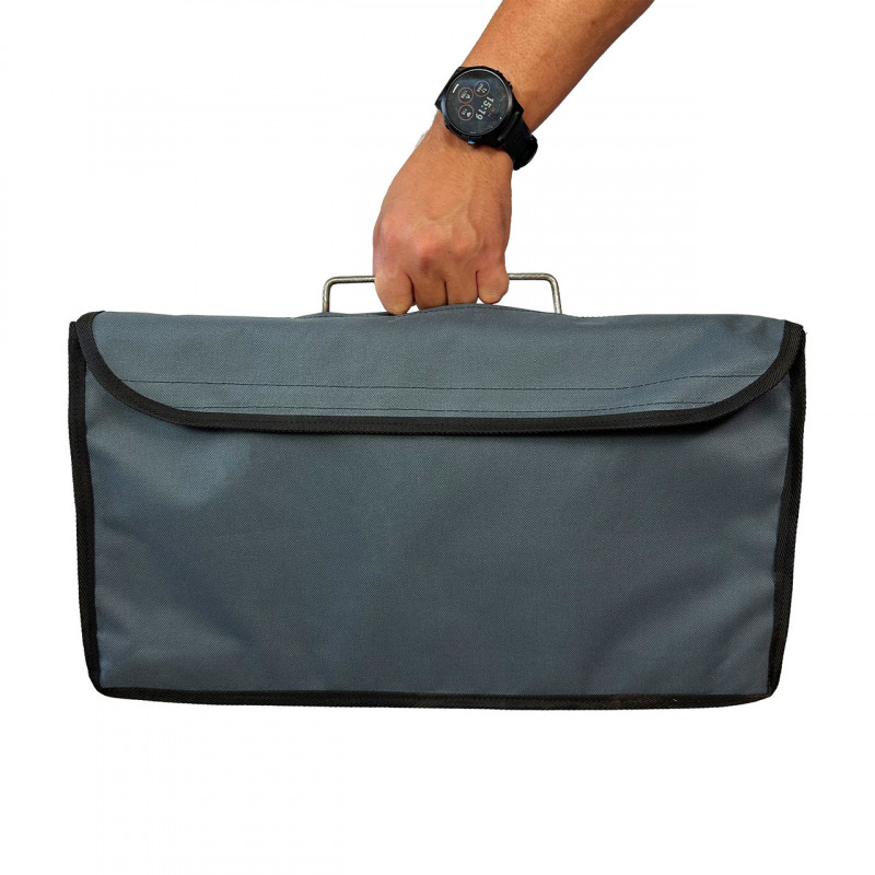 Чохол Mzavod для мангалу Пегас на 10 шампурів сірий