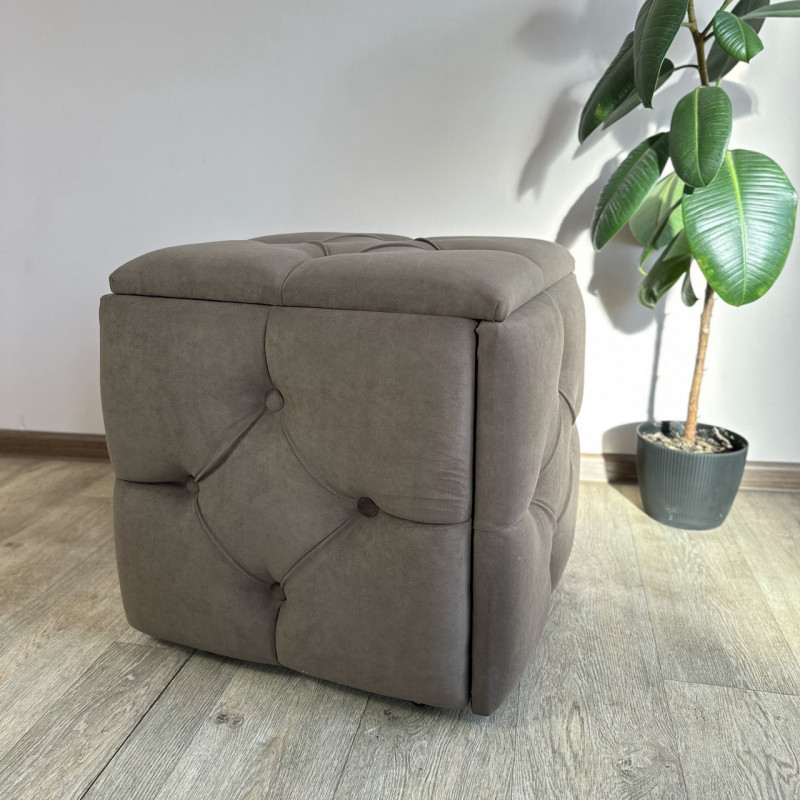 Пуф-трансформер 5в1 Остін-1 велюр коричневий 1-0-9005