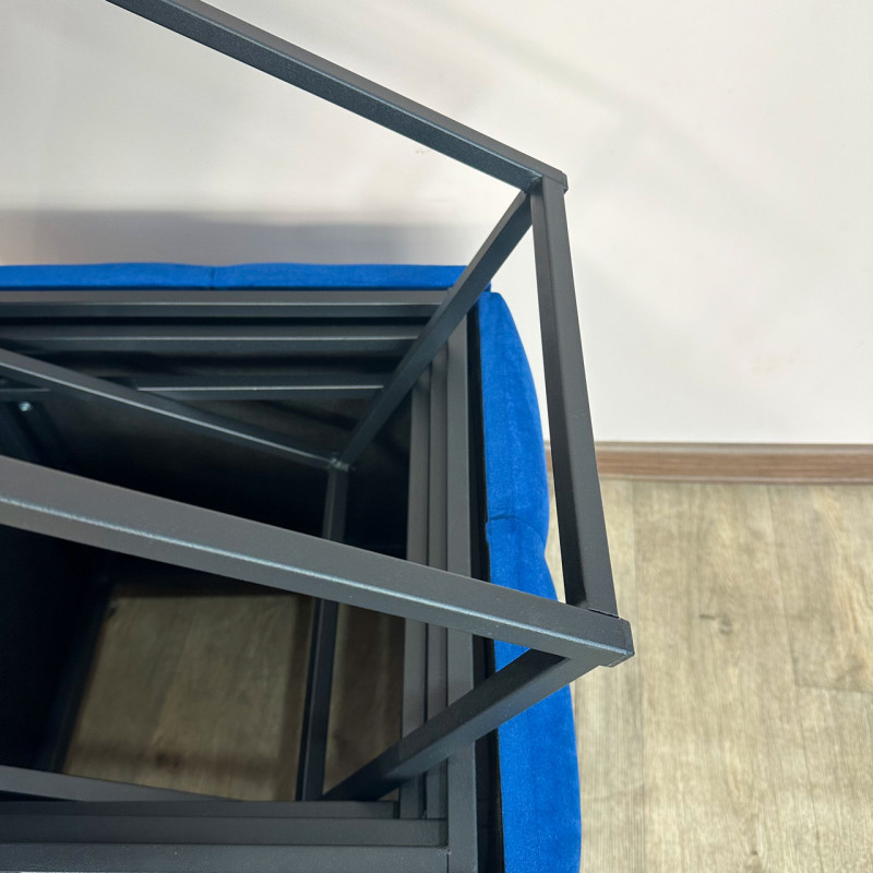 Пуф-трансформер 5в1 Остін-1 велюр синій 9-0-9005