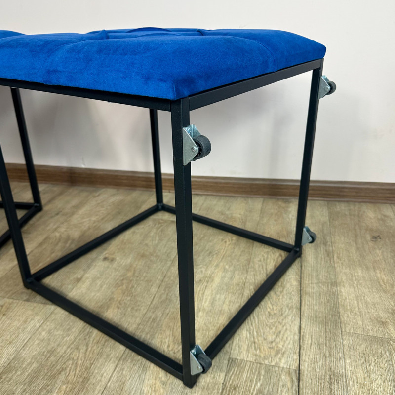 Пуф-трансформер 5в1 Остін-1 велюр синій 9-0-9005