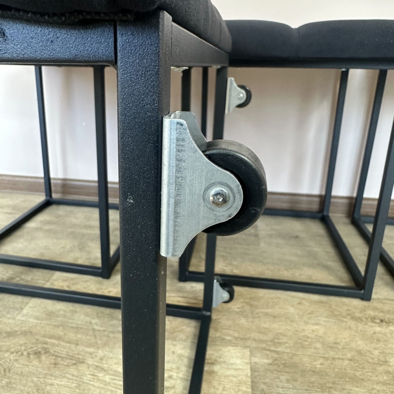 Пуф-трансформер 5в1 Остін-1 велюр чорний 10-0-9005