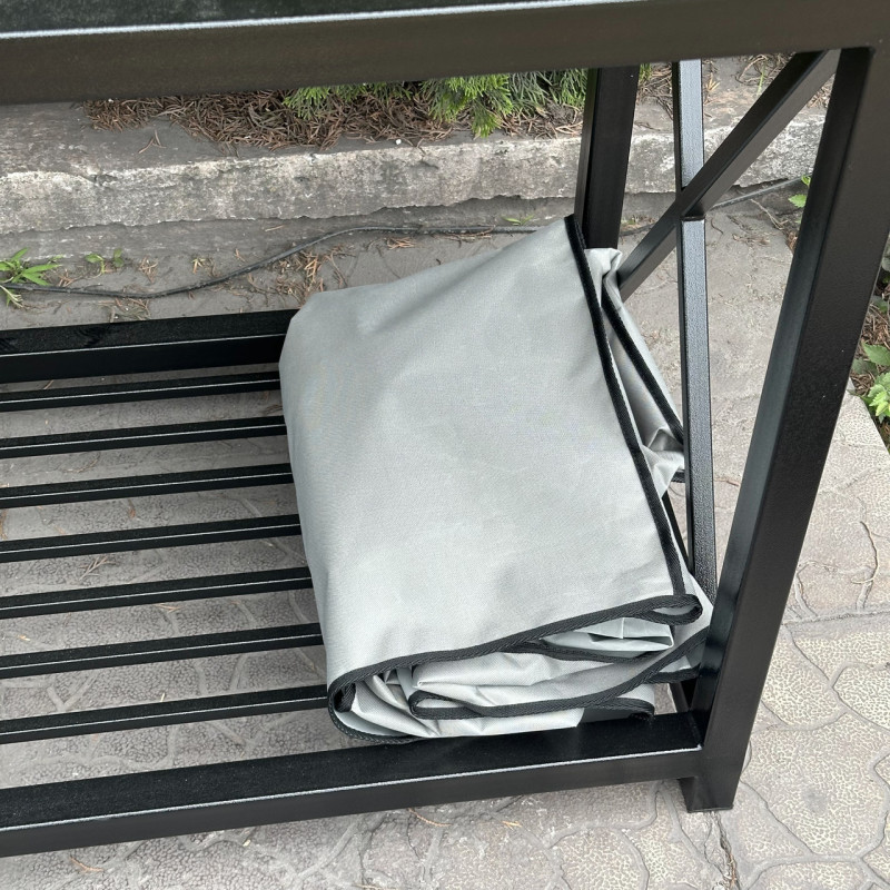 Чохол Mzavod для мангалу в стилі LOFT на 9 шампурів сірий