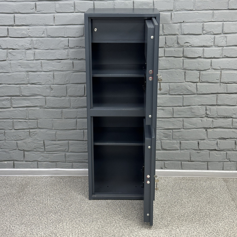 Офісний сейф CБП-1220/2 антрацитово-сірий