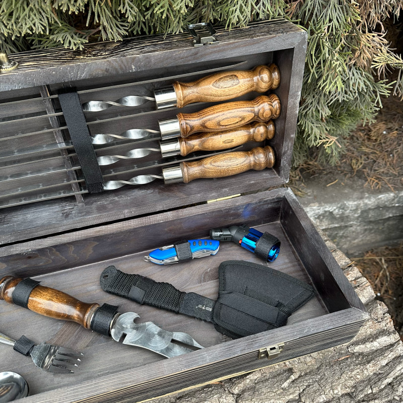 Подарунковий набір Mzavod Гетьман темна текстура