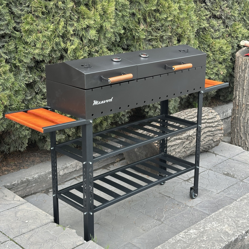 Мангал-барбекю Mzavod Геліос на 15 шампурів 4мм